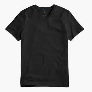 Mack Weldon Pima V-Neck Short Sleeves Black T-Shirt Size XX-Large